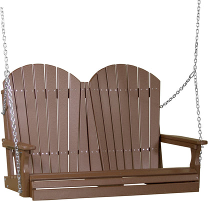 LuxCraft 4' Poly Adirondack Swing