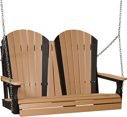 LuxCraft 4' Poly Adirondack Swing