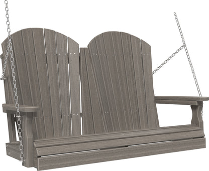 LuxCraft 4' Poly Adirondack Swing