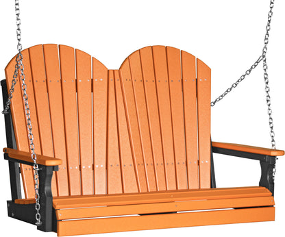 LuxCraft 4' Poly Adirondack Swing