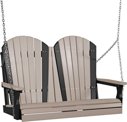 LuxCraft 4' Poly Adirondack Swing