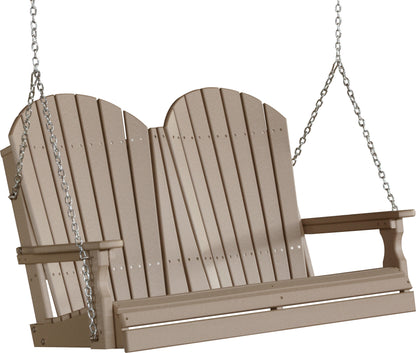 LuxCraft 4' Poly Adirondack Swing