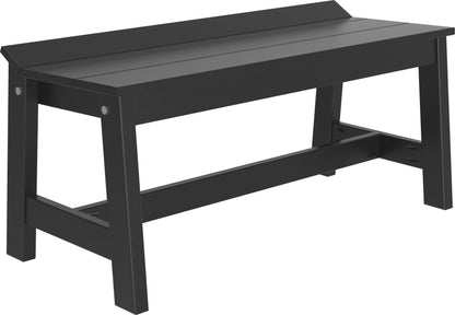 LuxCraft Poly 41" Cafe Outdoor Dining Bench