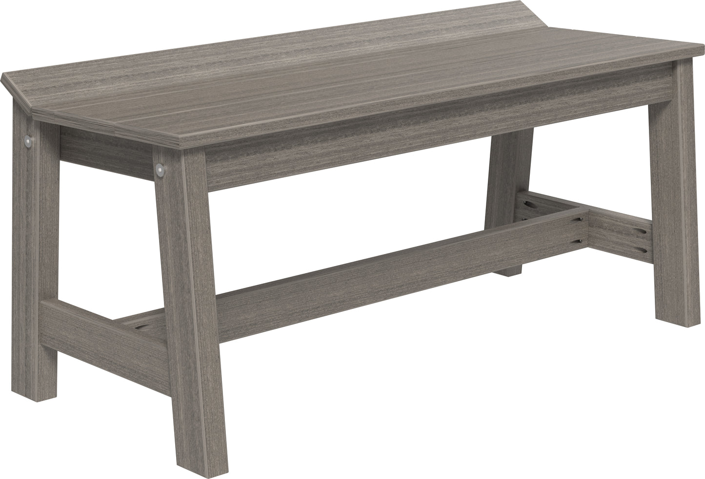 LuxCraft Poly 41" Cafe Outdoor Dining Bench