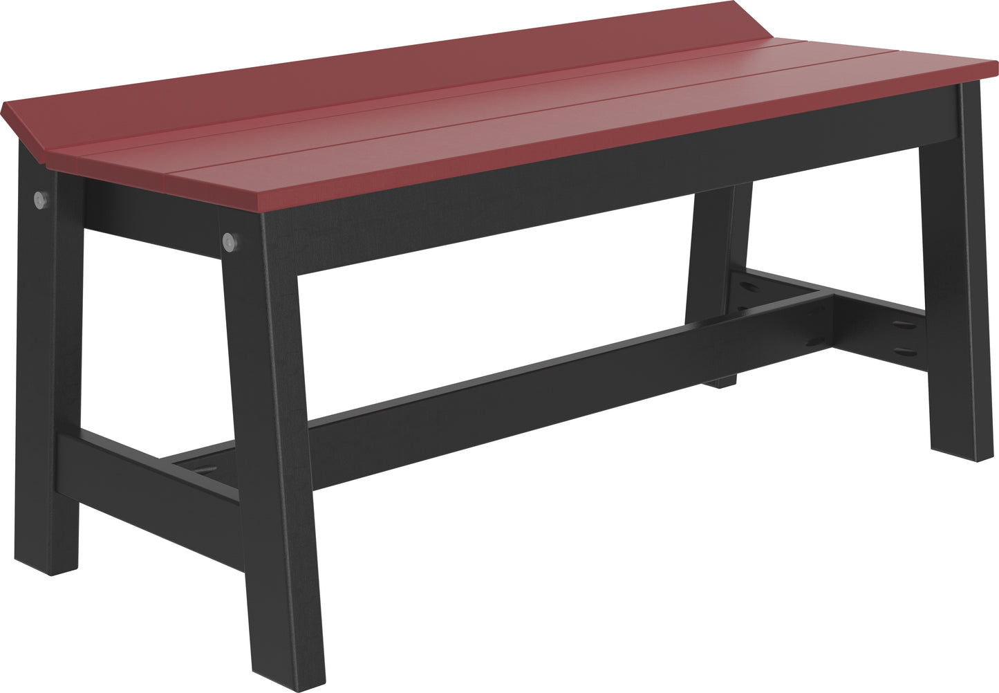 LuxCraft Poly 41" Cafe Outdoor Dining Bench