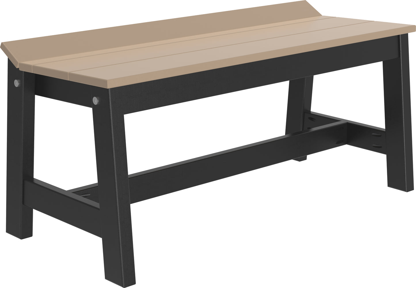 LuxCraft Poly 41" Cafe Outdoor Dining Bench