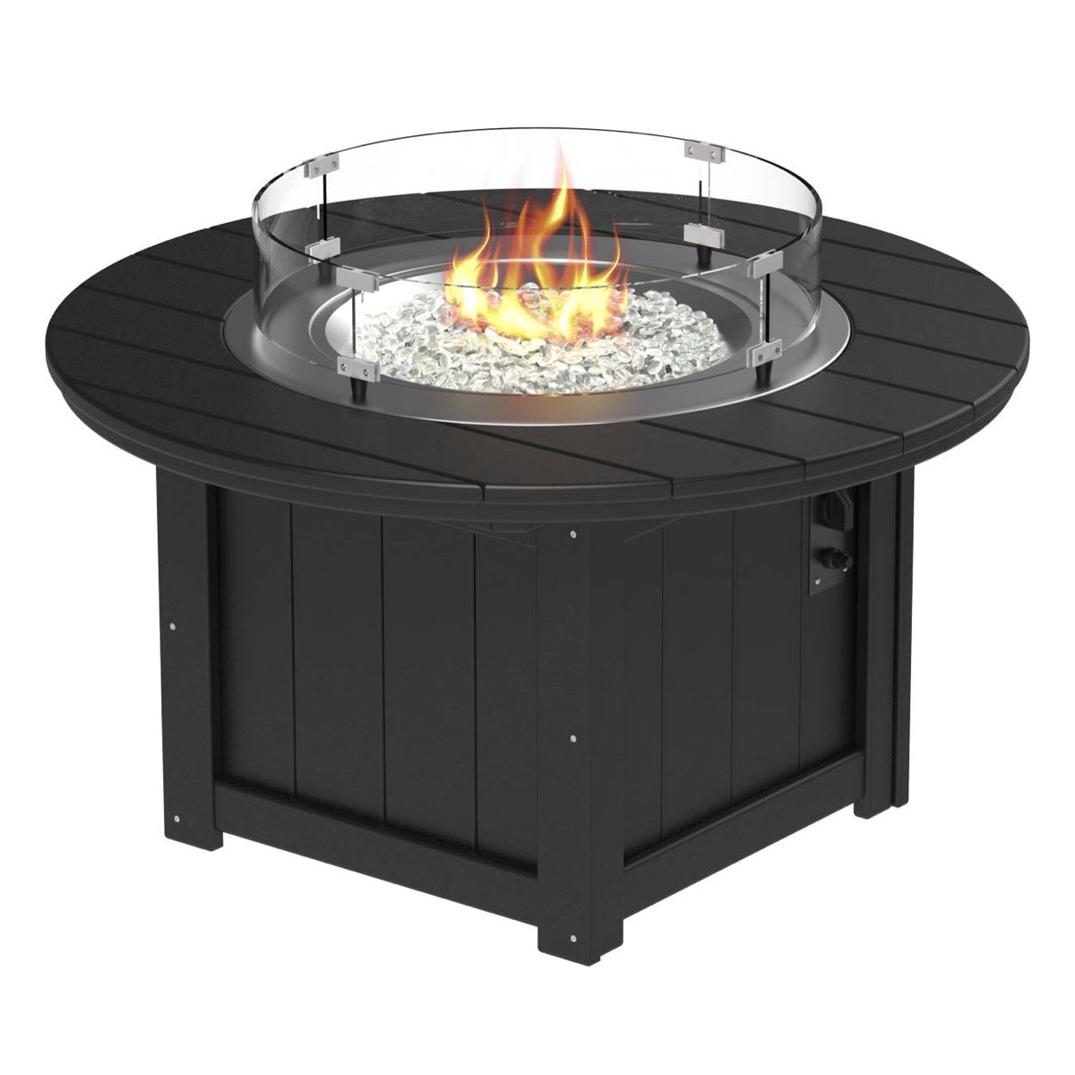 LuxCraft Poly 46" Lumin Round Fire Pit