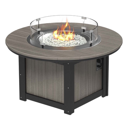 LuxCraft Poly 46" Lumin Round Fire Pit