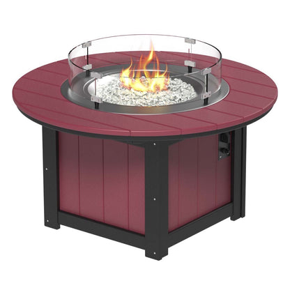 LuxCraft Poly 46" Lumin Round Fire Pit