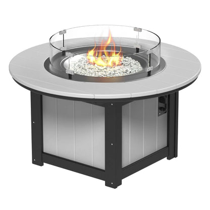 LuxCraft Poly 46" Lumin Round Fire Pit