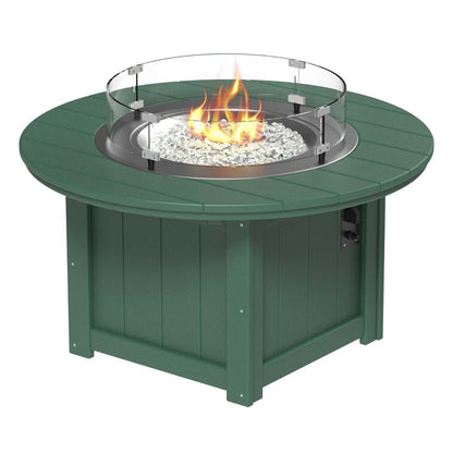 LuxCraft Poly 46" Lumin Round Fire Pit