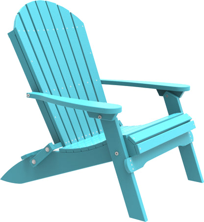 LuxCraft Poly Folding Adirondack Chair - Deck Chair