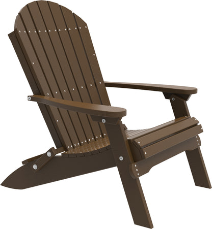 LuxCraft Poly Folding Adirondack Chair - Deck Chair