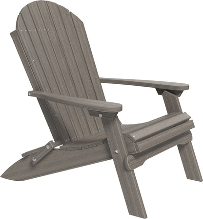 LuxCraft Poly Folding Adirondack Chair - Deck Chair