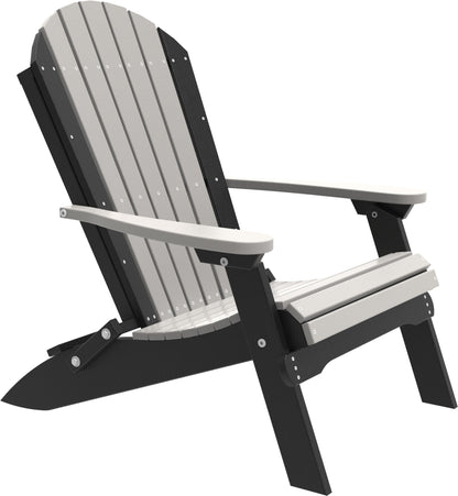 LuxCraft Poly Folding Adirondack Chair - Deck Chair