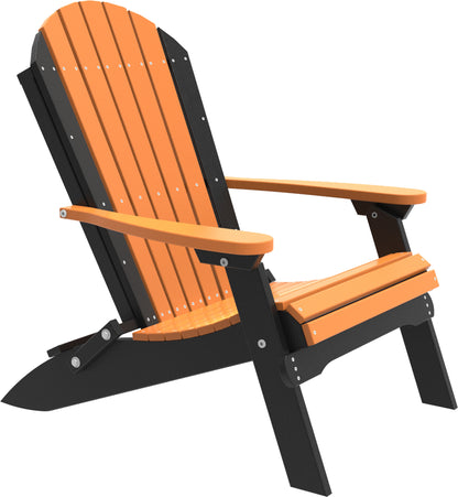 LuxCraft Poly Folding Adirondack Chair - Deck Chair