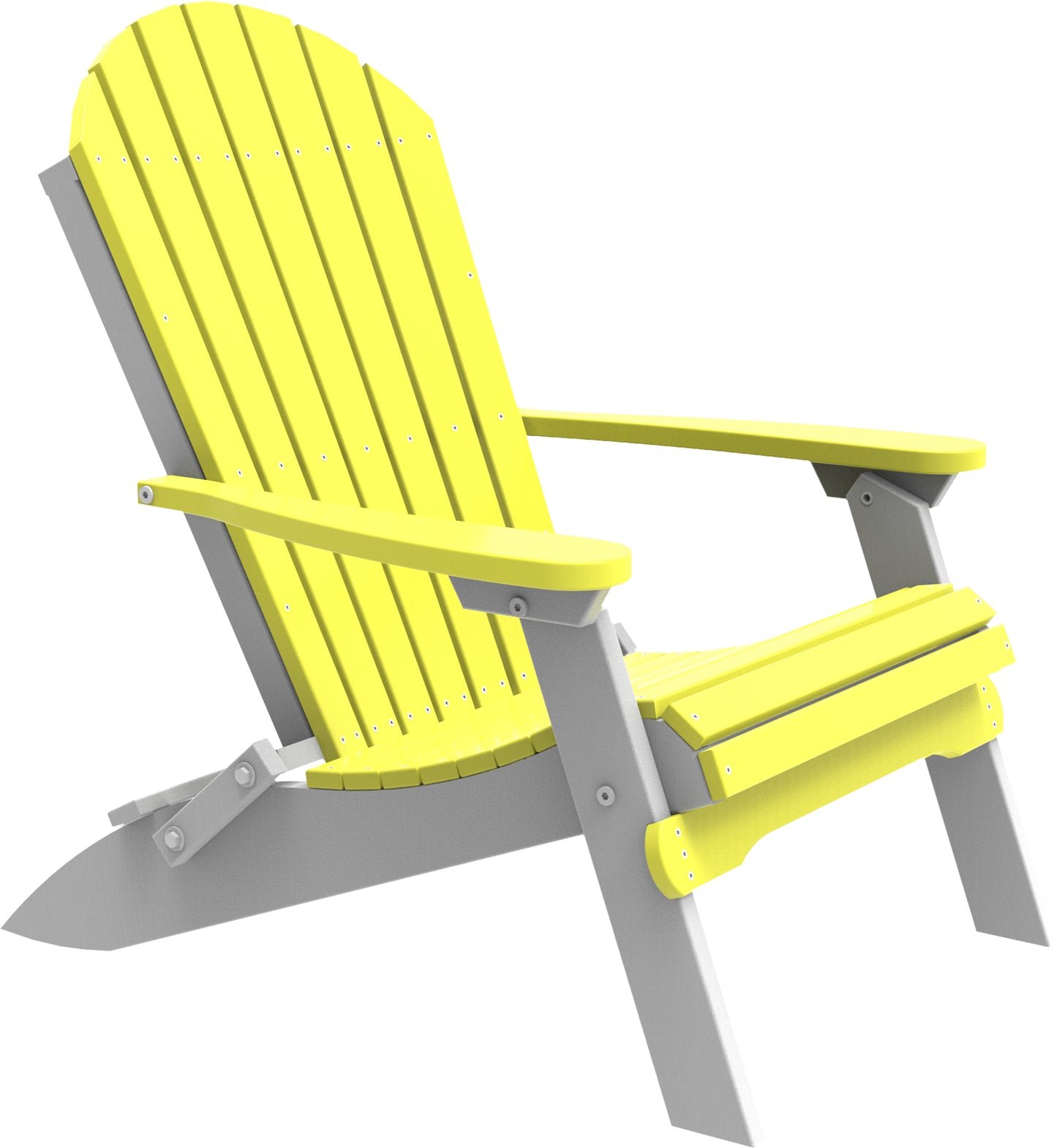 LuxCraft Poly Folding Adirondack Chair - Deck Chair