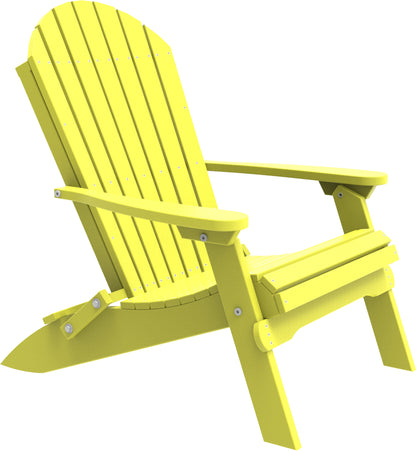 LuxCraft Poly Folding Adirondack Chair - Deck Chair