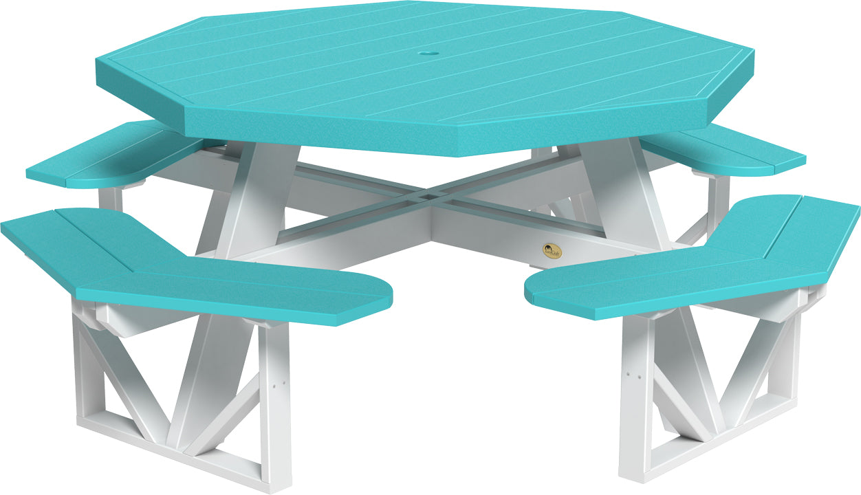 LuxCraft Poly Octagon Picnic Table - Outdoor Dining