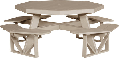 LuxCraft Poly Octagon Picnic Table - Outdoor Dining