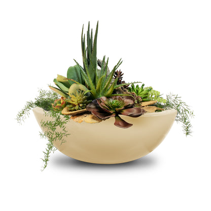 The Outdoor Plus Round Sedona GFRC Concrete Planter Bowl