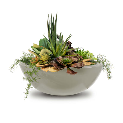 The Outdoor Plus Round Sedona GFRC Concrete Planter Bowl