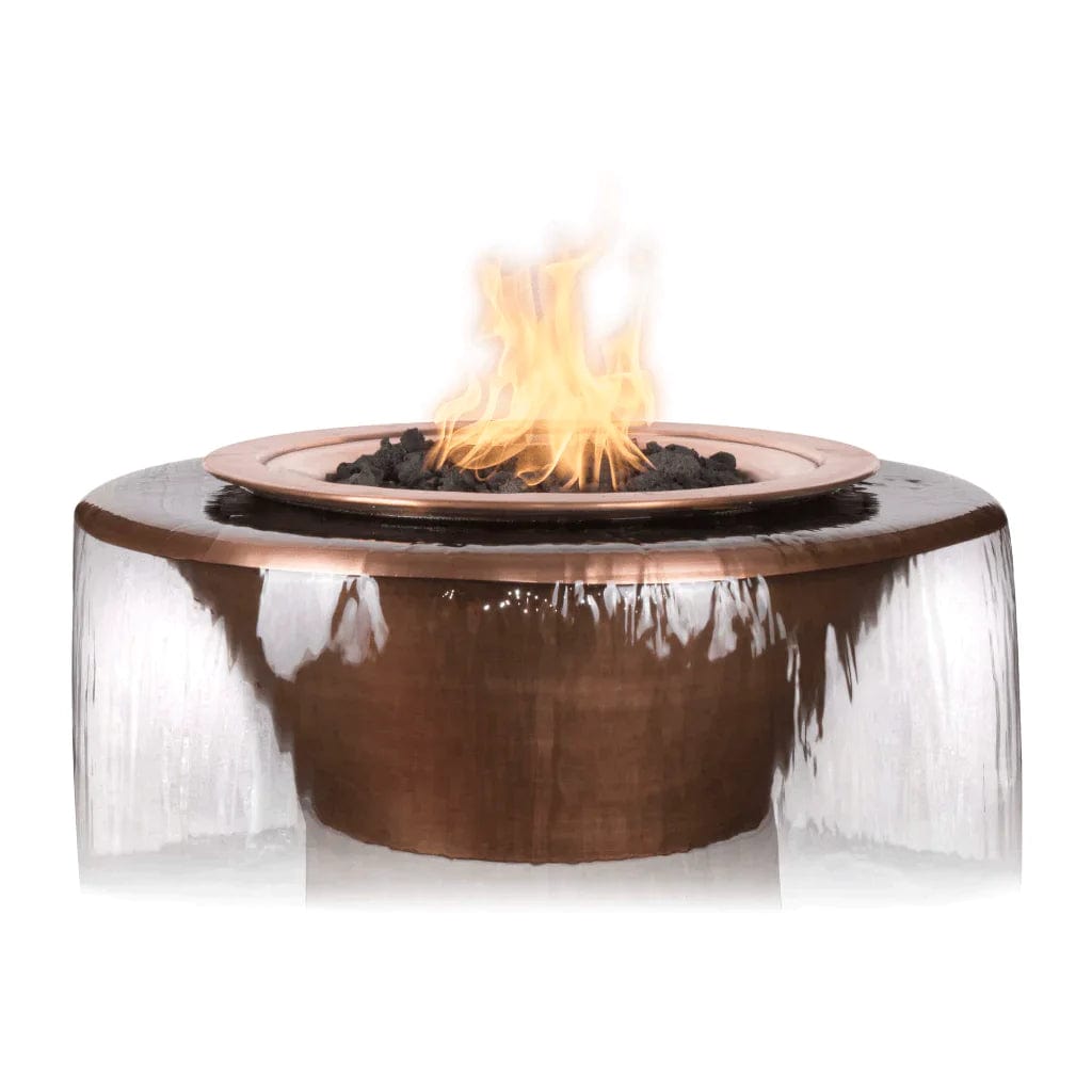 The Outdoor Plus Cazo Copper Fire & Water Bowl Copper 360° Spill