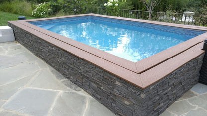 DIY Rectangular Pool Kit - Above Ground - Semi Inground - Fully Inground - Steel or Aluminum - Non-Diving